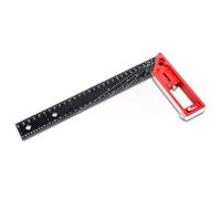 Giwnhvx Règle de mesure multi-angles universelle avec combinaison d'angle 45/90 degrés - Jauge multifonctionnelle - Règle à angle droit