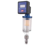 Giwnhvx Régulateur Numérique du Compresseur D'Air, Mètre de Pression du Filtre Comprimé avec Filetage de 1/4 Pouces, Séparateur d'Eau Huile
