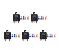 Giwnhvx Relay 12 V 200 A Camion de voiture pour bateau Heavy Duty Split Charge ZL180 avec 2 broches empreinte + 10 bornes - [5 sets]