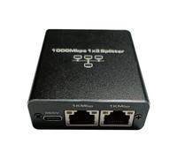 Giwnhvx Répartiteur Gigabit Ethernet 1 vers 3 RJ45 Adaptateur d'extension LAN 1000 Mbps 4 ports 1 à 3 RJ45 Adaptateur réseau LAN facile à installer