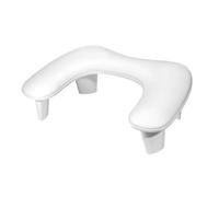 Giwnhvx Repose-Bras pour Ongles en Forme de Manucure, Repose-Main, Coussin D'Oreiller, Grand Repose-Bras en Microfibre Blanc