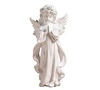 Giwnhvx RéSine Blanche Vintage Fleur FéE Figurines Fille Statues Nordique CréAtif Maison Bureau DéCoration D'IntéRieur Cadeaux