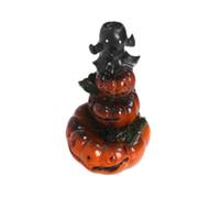 Giwnhvx Résine Halloween Citrouille Décor à Ornement Cascade Reflux Brûleur D'Encens Maison Bureau Décorer (sans Encens)