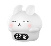 Giwnhvx Réveil, Chambres D'Adultes et d'enfants, Doté d'une Fonction Snooze et d'un Port de Chargeur USB, Double Alarme Lapin