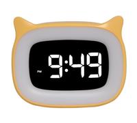 Giwnhvx Réveil Veilleuse LED, Horloge Électronique Fonctionnelle de Bureau, Horloge Veilleuse Ambiance Chambre à Coucher, Salle Familiale