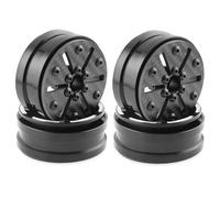 Giwnhvx Roue de jante Beadlock de 1,9 pouces en fibre de carbone de 4 pièces pour voiture sur chenilles 1/10 RC Axial SCX10 TRX4 B
