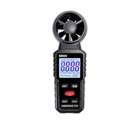 Giwnhvx S8606 Anémomètre Testeur de vent Air Intérieur Extérieur Vitesse du Vent Température Volume Détection Haute Précision
