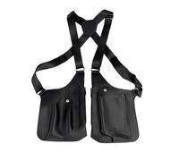 Giwnhvx Sac à bandoulière multifonction tactique pour homme, anti-vol, en cuir, pour sports de plein air