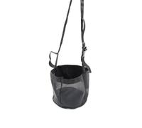 Giwnhvx Sac à Foin Élastique Réglable pour - Sac à Foin D'Extérieur pour Cou en Noir L-28x27,5cm