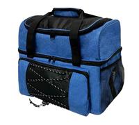 Giwnhvx Sac de bowling avec compartiments rembourrés, espace supplémentaire pour 1 paire de bowling, facile à installer, facile à utiliser, B