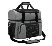 Giwnhvx Sac de bowling avec compartiments rembourrés, espace supplémentaire pour 1 paire de bowling, facile à installer, facile à utiliser, A