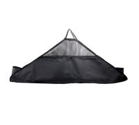 Giwnhvx Sac de pêche pour accessoires de pêche, sac de pesée avec règle, étui gradué pour carpe, poisson grossier