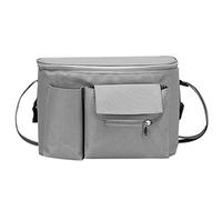 Giwnhvx Sac de poussette Sac pour Momie Multifonctionnel Sac de Landau Paquet Imperméable pour Maman et Bébé Gris