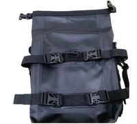 Giwnhvx Sac de rangement pour porte-bagages arrière pour moto, sac de pare-chocs imperméable pour moto avec bandoulière outils de conduite