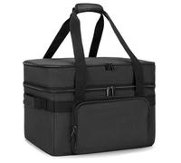 Giwnhvx Sac de transport pour barbecue d'intérieur avec coussin de sol, barbecue sans fumée, sac à double couche pour barbecue électrique