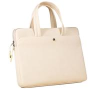 Giwnhvx Sac pour tablette de protection pour tablette 15-15,6 pouces sac étanche pour ordinateur portable beige