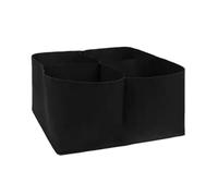 Giwnhvx Sac rectangulaire pour plantation de légumes, fleurs, poches pour lits de jardin surélevés, multi-grilles, carrés, sacs de culture de plantes, en feutre, S 1 pièce.