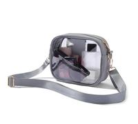 Giwnhvx Sac transparent pour événements de stade, sac à bandoulière transparent pour concerts, festivals, sport