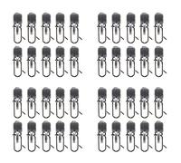 Giwnhvx Sea Clip d'impact avec équipement de pêche Splash Down Solo Sea Fishing Clip/Clip pour Leurre de Pêche 40Pcs