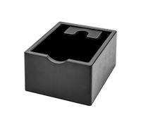 Giwnhvx Seau à fonds de café italien seau à fonds en ABS Seau à fonds de café pour usage domestique bar seau à fonds de café noir