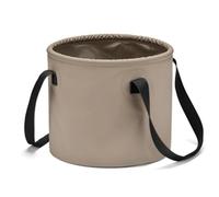 Giwnhvx Seau de camping pliable, seau portable multifonction, télescopique, seau d'eau monté sur le véhicule, kaki