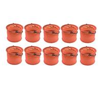 Giwnhvx Seau Pliable Orange, Seau de Pêche Portable Pliable, Seau Art Color, Lavapenne