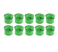 Giwnhvx Seau pliable vert, seau de pêche portable, pliable, seau de couleurs artistiques, lave vaisselle