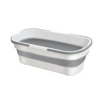 Giwnhvx Seau portable en silicone pour usage domestique, grand seau pour, rectangulaire, en plastique épaissi, pliable, pour lavage de voiture, durable