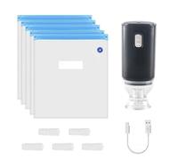Giwnhvx Sèche-linge électrique rechargeable par USB + lot de 5 sacs pour imprimante 3D PLA Filament sous vide 1 clé pompage rapide facile à installer