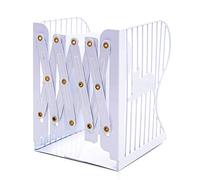 Giwnhvx Serre-livres réglables serre-livres pour livres extensibles en métal serre-livres pour étagères pour livres lourds ()
