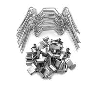 Giwnhvx Serre Vitre Clips Outil de jardinage Outils de réparation pour Serre Jardin Maison 1,2 x 75 mm