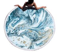 Giwnhvx Serviette de plage ronde à séchage rapide, design naturel serviette pour enfants pour serviette de plage en microfibre 60 X 60 Pouces-Style 23