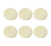 Giwnhvx Sets de table ronds tressés - Lot de 36 sets de table antidérapants lavables en tissu de 36 cm (beige)