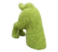 Giwnhvx Simulation de Chien Floqué, Sculpture d'animaux, Ornements de Jardin, Décoration de Fenêtre, Photographie, Décoration d'animaux C