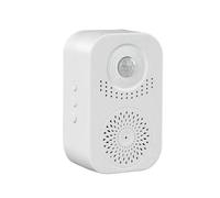 Giwnhvx Sonnette de Bienvenue Parlante avec Capteur de Mouvement, Entrée de Boutique, Sonnette Intelligente, Alarme D'Accès Commercial, Sonnette Extérieure pour La Maison