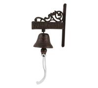 Giwnhvx Sonnette décorative vintage en fer pour jardin, style campagnard