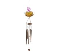 Giwnhvx Sonnette éolienne solaire pour l'extérieur, cadeau à suspendre pour le jardinage pour toutes les mamans femmes fille femme cadeau d'anniversaire