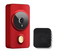 Giwnhvx Sonnette vidéo intelligente sans fil avec fonctions d'appel, vidéo, photo et enregistrement vidéo