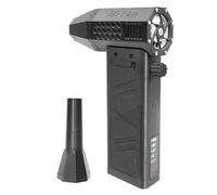 Giwnhvx Souffleur d'air 140 000 tr/min Turbo Jet Fan Affichage de la puissance de l'ordinateur Puissant soufflage de la poussière Outils de nettoyage Ventilateur portable Noir