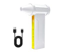 Giwnhvx Souffleur D'Air Électrique Turbo JetFan 160000RPM Moteur Sans Balais Turbo Ventilateur Violent USB Rechargeable Puissant Souffleur D'Air et de Poussière, A