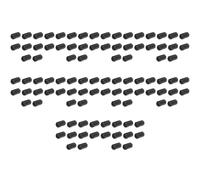 Giwnhvx Sourcingmap Lot de 100 anneaux de serrage en ferrite Noir Diamètre intérieur 7 mm
