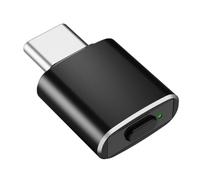 Giwnhvx Souris USB C indétectable automatique de type C 3 modes de secousses sans pilote pour garder l'ordinateur éveillé Noir