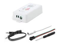Giwnhvx SP107E DC5-24V Contrôleur de musique LED avec Bluetooth sans fil compatible SPI Full Color Music Control par application téléphonique