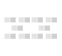 Giwnhvx Sp6 Oeillets - Lot de 600 pièces - Marine - Couvertures pour rideaux, bateaux et crampons