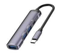 Giwnhvx Station d'accueil Adaptateur Hub Type-C A USB 3.0 USB 2.0 PD pour Ordinateur Portable Tablette lecteur Flash USB Téléphone Mobile B