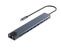 Giwnhvx Station d'extension USB 10 en 1 USB C vers adaptateur compatible PD100W