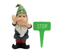 Giwnhvx Statue de gnome en résine - Nain de jardin - Décoration de pelouse - Décoration de jardin - Décoration extérieure pour terrasse, allée