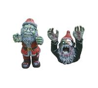 Giwnhvx Statue d'horreur d'Halloween amusante en résine pour extérieur, jardin, cour, décoration de cour