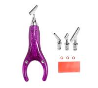Giwnhvx Stylo de peinture diamant ergonomique, accessoires d'art diamant avec 3 pointes métalliques, kit de stylo diamant 5D pour adultes