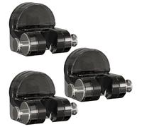 Giwnhvx Support de douche à ventouse en 3 parties pour pommeau de douche, support de douche universel avec ventouse, réglable -B
